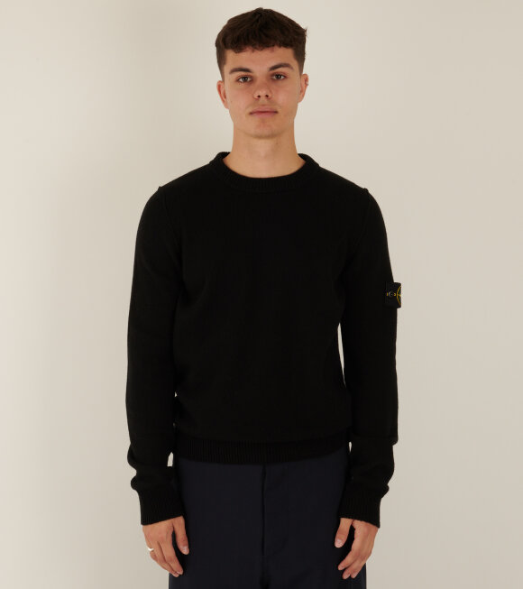 Stone Island - Wool Knit Black