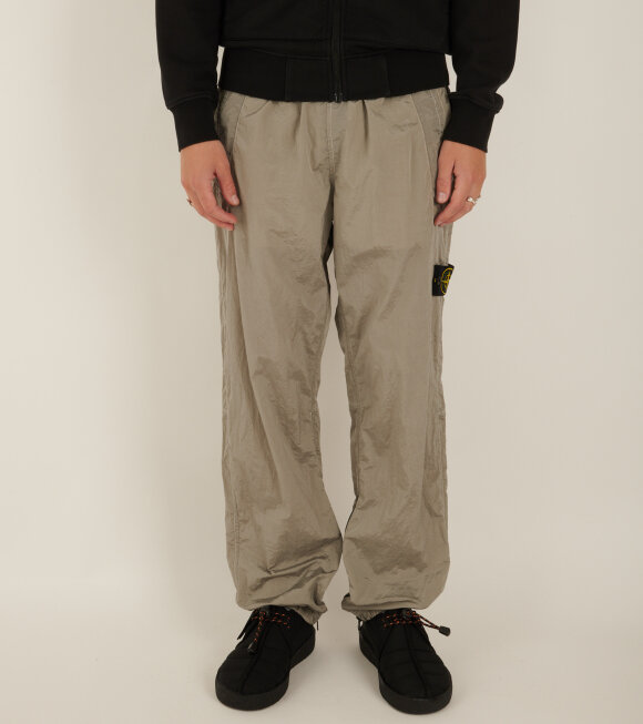 Stone Island - Econyl Metallic Nylon Trousers Grey