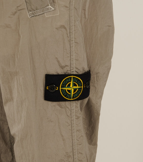 Stone Island - Econyl Metallic Nylon Trousers Grey