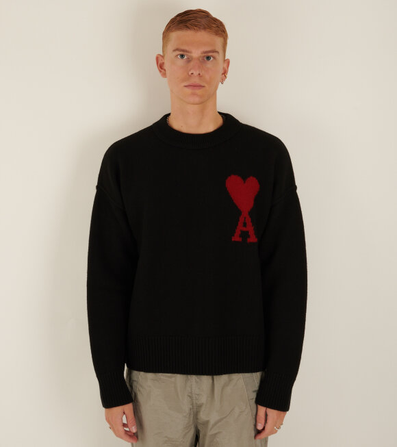 AMI - Ami De Coeur Knit Black