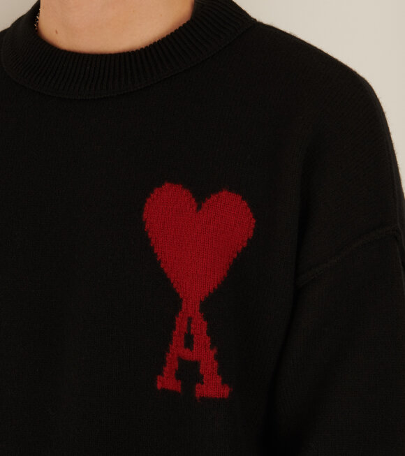 AMI - Ami De Coeur Knit Black