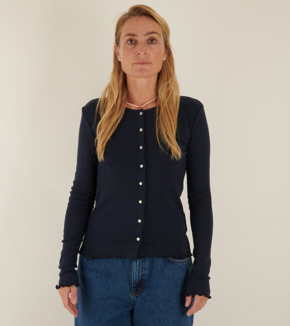 Skall Studio - Edie Cardigan Dark Navy