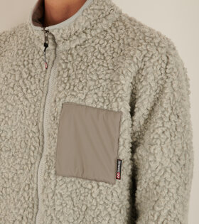Varmahlid Shearling Fleece Jacket Grey 