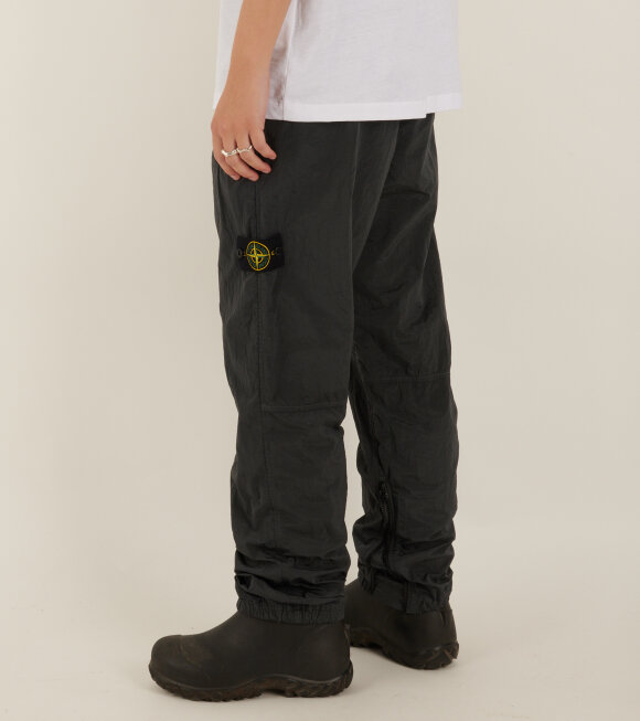 Stone Island - Econyl Metallic Nylon Trousers Dark Grey