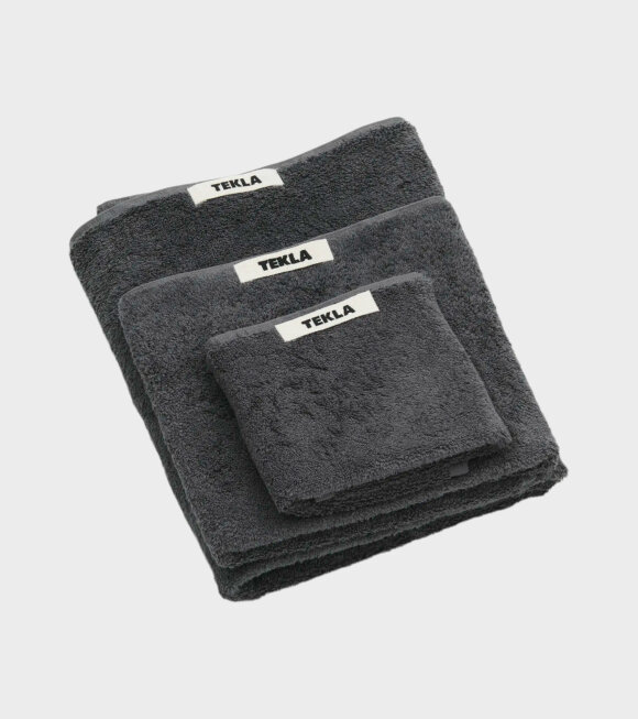 Tekla - Hand Towel 50x90 Charcoal Grey