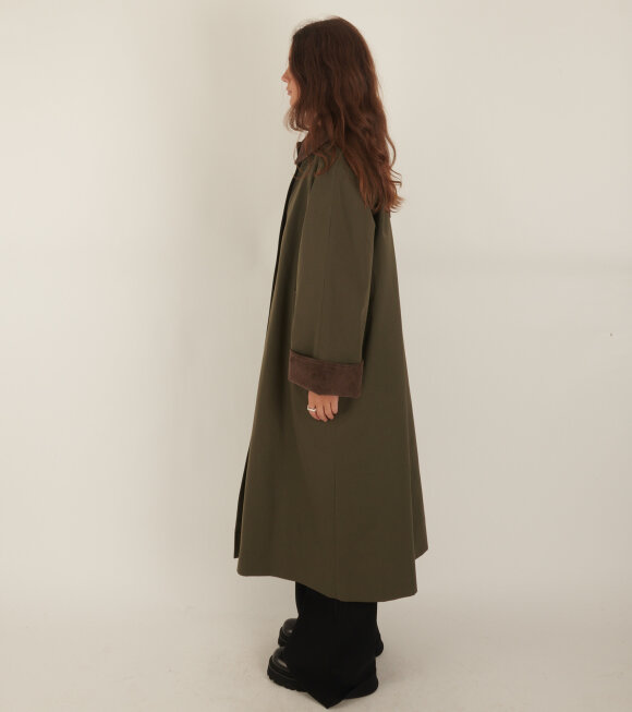 Skall Studio - Gaby Coat Forest Green