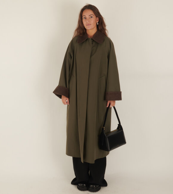 Skall Studio - Gaby Coat Forest Green