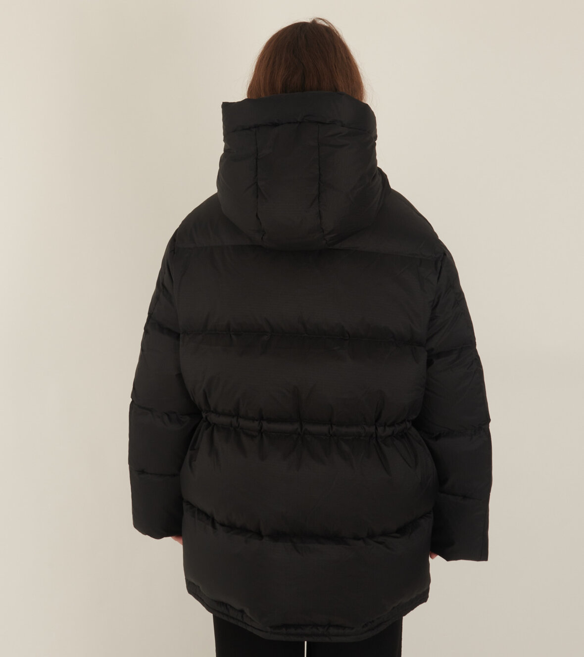 Acne down 2024 coat black