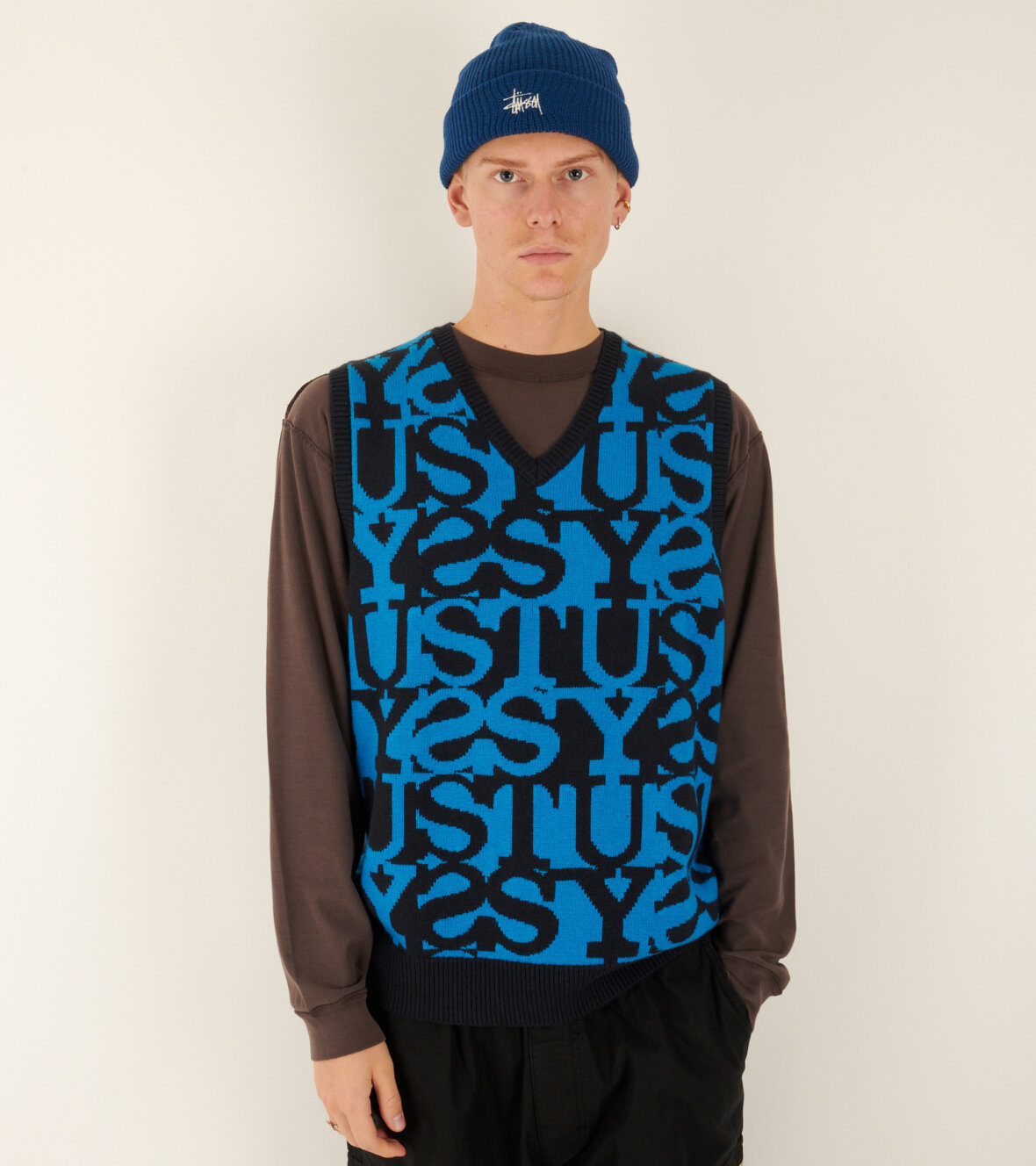 Stussy - Stacked Sweater Vest