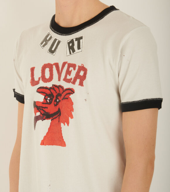 ERL - Hurt Lover T-shirt White/Black