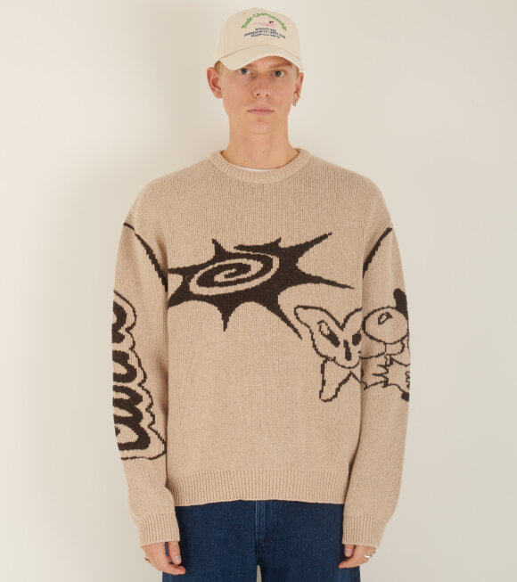 Carne Bollente - Cartoon Wetwork Knit Beige