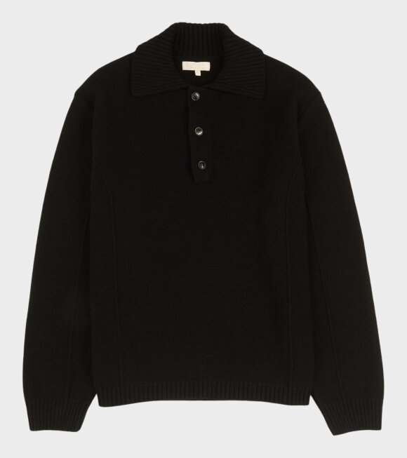 Mfpen - Company Polo Black Recycled Wool