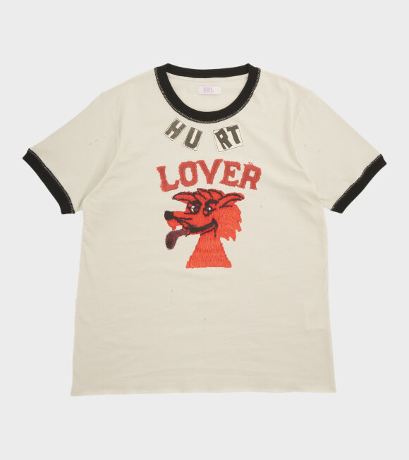 ERL - Hurt Lover T-shirt White/Black